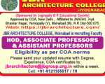 JBR Arch College job