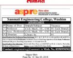 Faculty Recruitment 2018 Sanmati