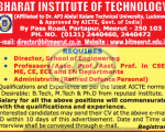 Faculty Job at Bharat Institute