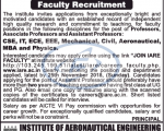 Faculty Job at IARE