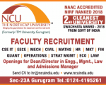 Faculty Jobs NCU