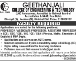 Faculty Jobs geethanjali