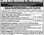 MLR Faculty job notification