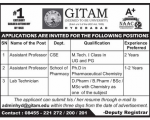 faculty plus hyderabad GITAM University