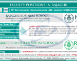 Faculty position in rajagiri