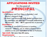 Principal Wanted NEC