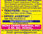 Teaching Jobs Indira