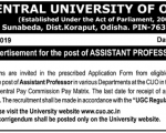 CUO- Assistant Professor JOb