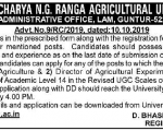 Acharya Agriculture University Job