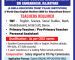 Birla Public School Job