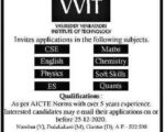 VVIT Faculty Recruitment