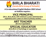 Birla Bharath SChool Job