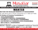 Musliar College Jobs in Kerala