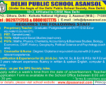 School job DPS Asansol