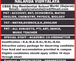 School job Nalanda Vidhyalaya