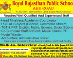 School job Royal Rajasthan