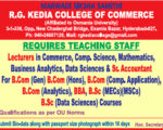 R G Kedia College Job