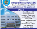 St.Joseph’s Dean Job