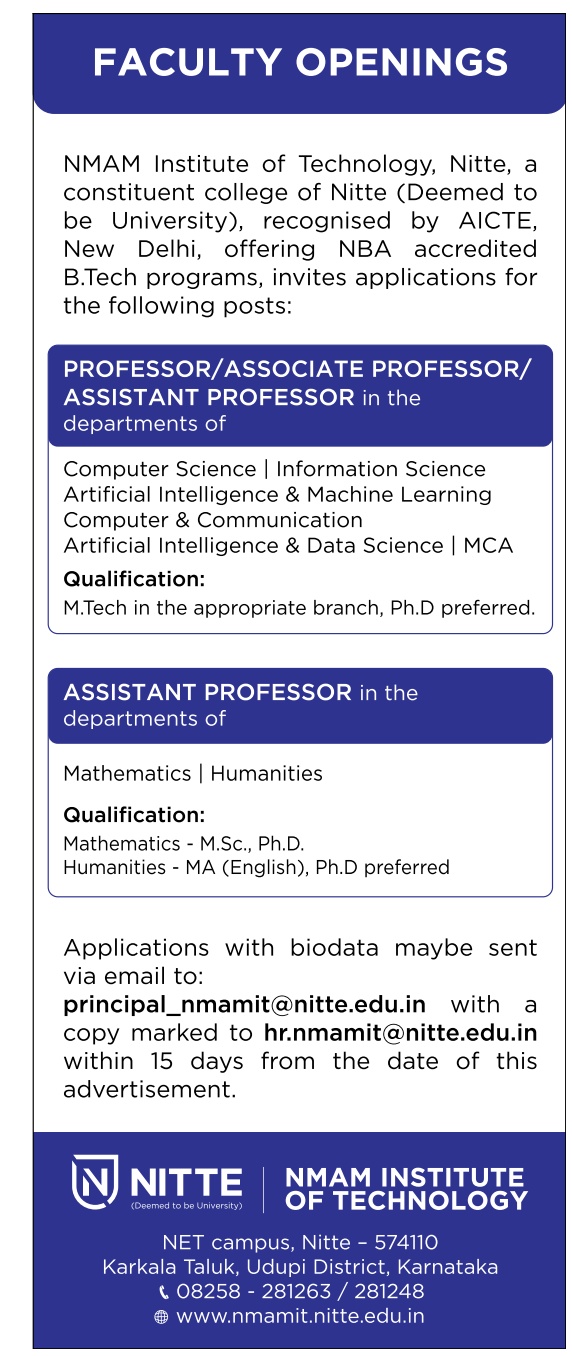 NITTE | FacultyPlus