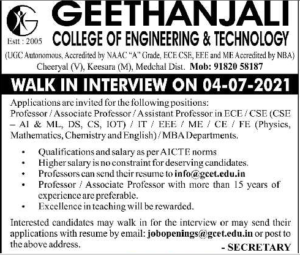 geethanjali college of engineering and technology