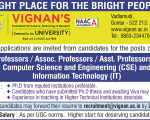 CSE Faculty Advt