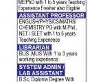 Faculty Wanted Ad – Rajiv Gandhi College of Engineering-02