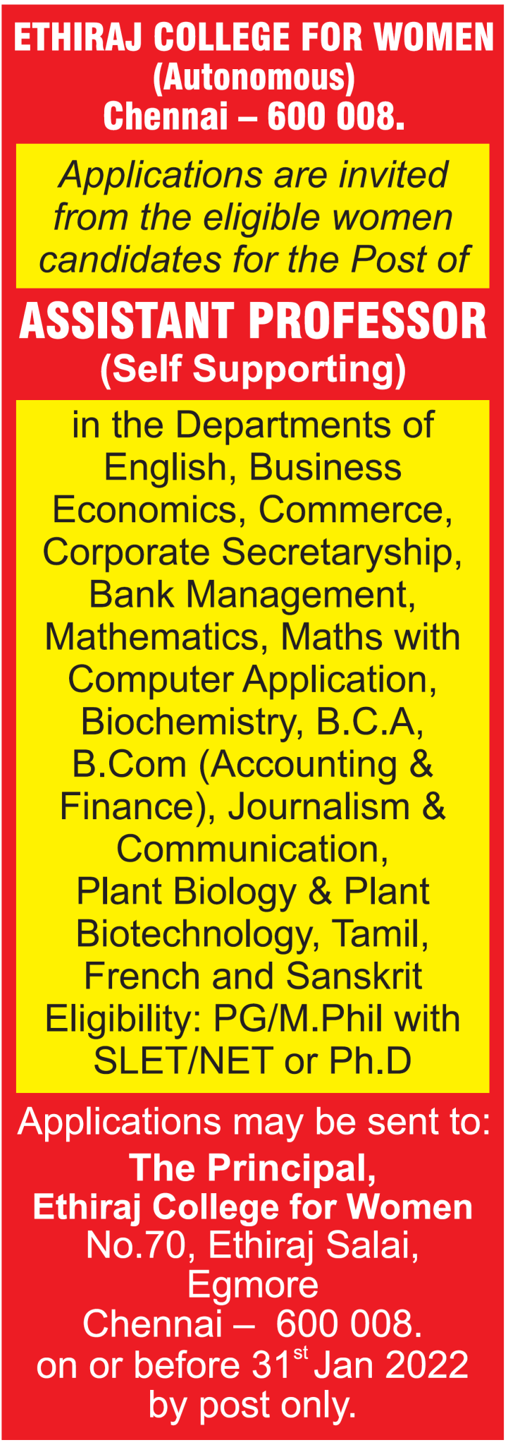 ethiraj-college-for-women-chennai-wanted-assistant-professors