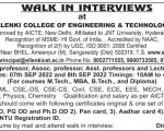 Faculty Recruitment Add dated 07-09-2022