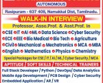 Walk-In Interview – Advt 1